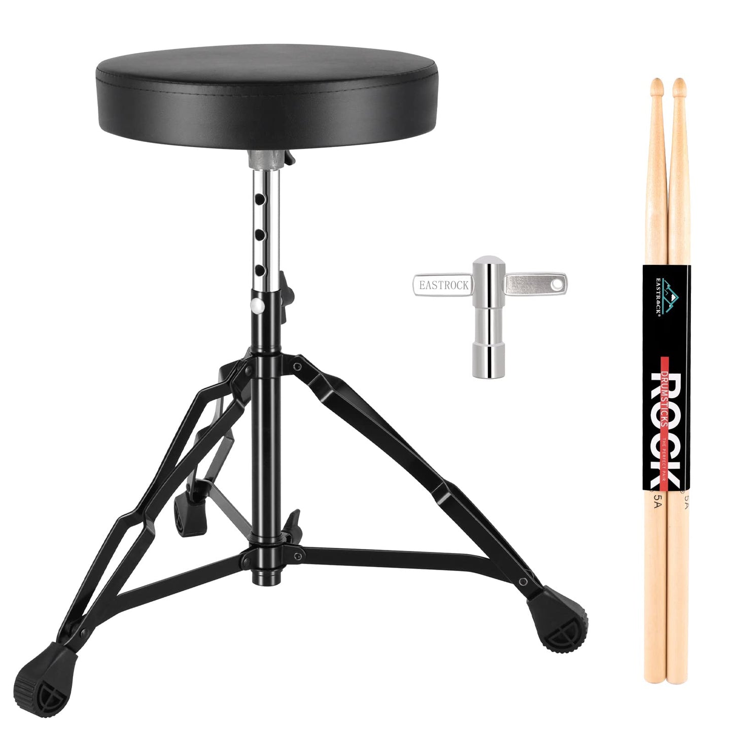 Yamaha DTX10K-X Electronic Drum Kit with TCS Pads (Black Forest) (4 Items)